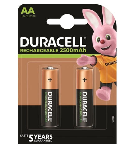 DURACELL - BATTERIE RECHARGEABLE HR6 AA 2500mAh 2 UNIT? by DURACELL