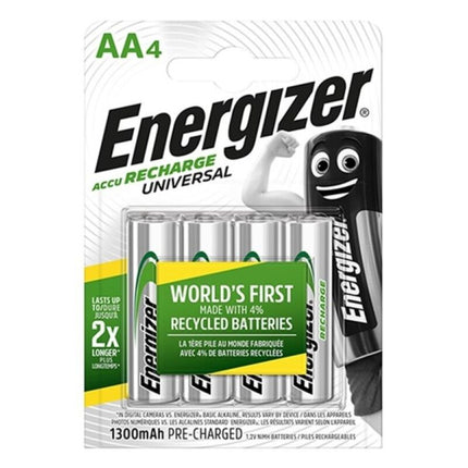 ENERGIZER - BATTERIE RECHARGEABLE UNIVERSELLE HR6 AA 1300mAh 4 UNIT? by ENERGIZER