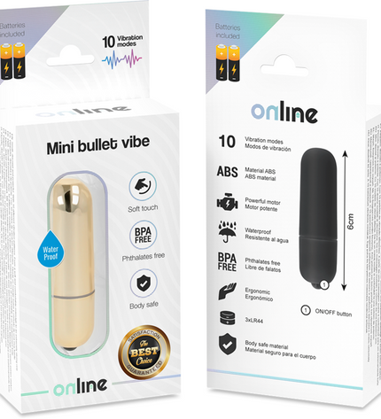 ONLINE - MINI BALLE VIBRANTE DORÉE by ONLINE