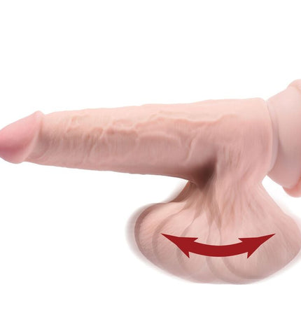 KING COCK - BALLES GODE 3D PLUS 24.5 CM PEAU CLAIRE by KING COCK PLUS