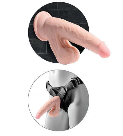 KING COCK - PLUS BALLES GODE 3D 20.3 CM by KING COCK PLUS