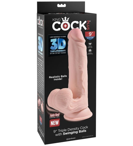 KING COCK - PLUS BALLES GODE 3D 20.3 CM by KING COCK PLUS