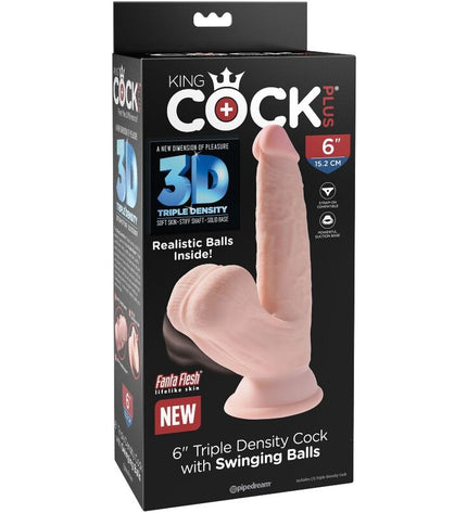 KING COCK - PLUS BALLES GODE 3D 12.7 CM by KING COCK PLUS