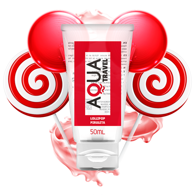 AQUA TRAVEL - LUBRIFIANT À BASE D''EAU SAVEUR LOLLIPOP - 50 ML by AQUA TRAVEL
