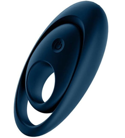 SATISFYER - VIBRATEUR ANNEAU GLORIOUS DUO BLEU by SATISFYER RING