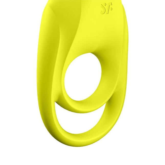 SATISFYER - VIBRATEUR ANNEAU SPECTACULAIRE DUO JAUNE by SATISFYER RING