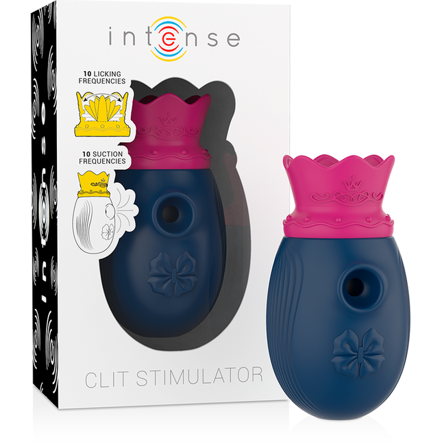 INTENSE - STIMULATEUR DE CLITORIS 10 MODES D'ASPIRATION ET DE LÉCHAGE - BLEU by INTENSE HIGH TECH