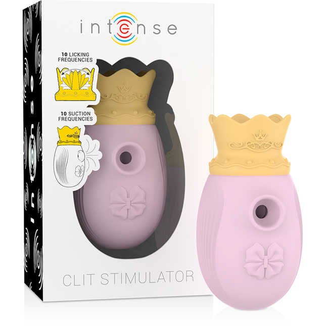 INTENSE - STIMULATEUR DE CLITORIS 10 MODES D'ASPIRATION ET DE LÉCHAGE - ROSE by INTENSE HIGH TECH