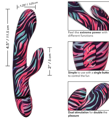 CALEXOTICS - MENAGE A MOI VIBRATEUR DOUBLE BAGUETTE by CALEXOTICS