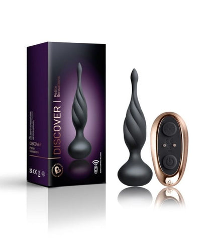 ROCKS-OFF - STIMULATEUR ANAL DÉCOUVREZ - NOIR by ROCKS-OFF