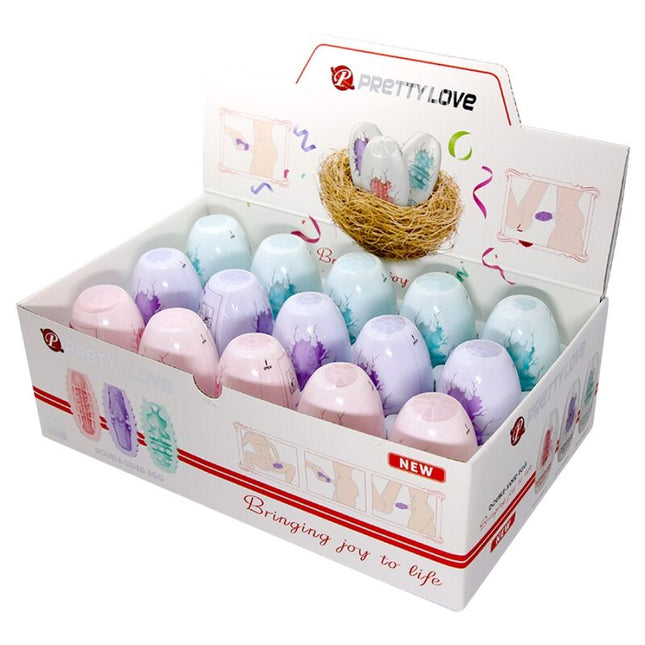 PRETTY LOVE - OEUF MASTURBATEUR DOUBLE FACE 15 UNITÉS by PRETTY LOVE MALE
