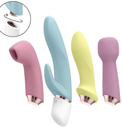 SATISFYER - MARVELOUS FOUR ENSEMBLE VIBRATEUR ET AIR PULSE by SATISFYER VIBRATOR