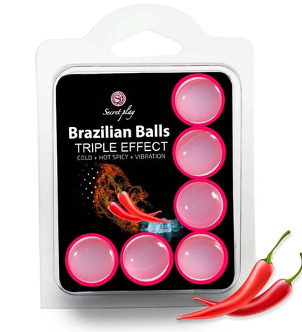 SECRETPLAY - SET 6 BALLES BRÉSILIENNES TRIPLE EFFET by SECRETPLAY COSMETIC