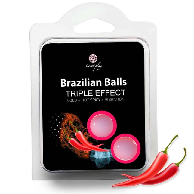 SECRETPLAY - SET 2 BALLES BRÉSILIENNES TRIPLE EFFET by SECRETPLAY COSMETIC