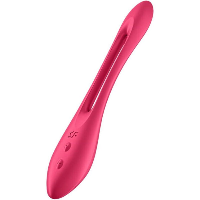SATISFYER - VIBRATEUR MULTI ELASTIC JOY ROUGE by SATISFYER VIBRATOR
