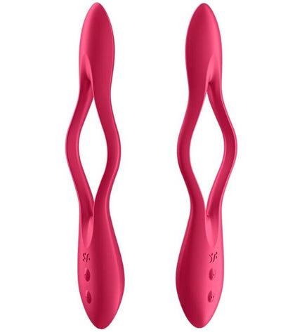 SATISFYER - VIBRATEUR MULTI ELASTIC JOY ROUGE by SATISFYER VIBRATOR