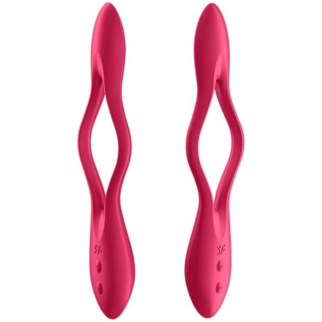 SATISFYER - VIBRATEUR MULTI ELASTIC JOY ROUGE by SATISFYER VIBRATOR
