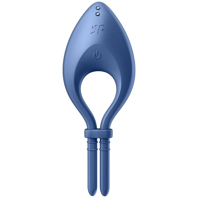 SATISFYER - APPLICATION BULLSEYE RING VIBRATOR BLEU by SATISFYER RING