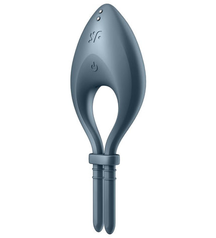 SATISFYER - APPLICATION BULLSEYE RING VIBRATOR GRIS by SATISFYER RING