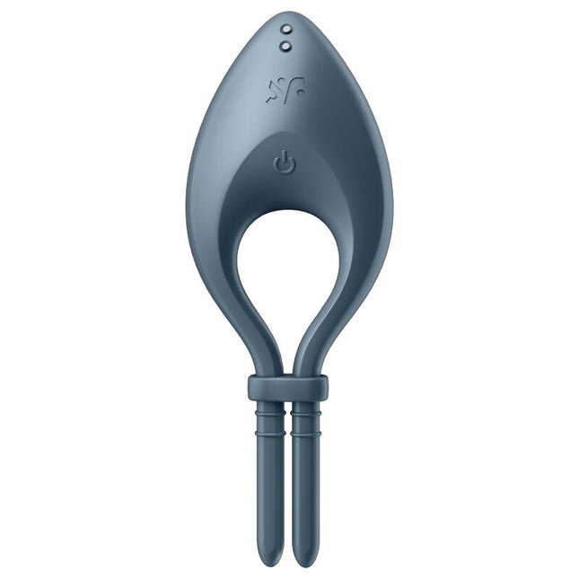 SATISFYER - APPLICATION BULLSEYE RING VIBRATOR GRIS by SATISFYER RING
