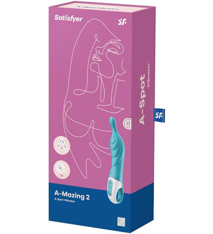SATISFYER - VIBRATEUR AMAZING 2 ASPOT TURQUOISE by SATISFYER VIBRATOR