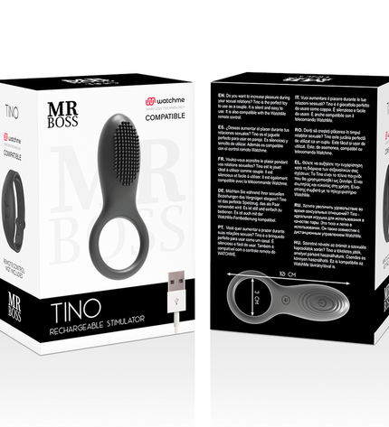 MR BOSS - TINO ANNEAU STIMULANT + TÉLÉCOMMANDE WATCHME by MR. BOSS