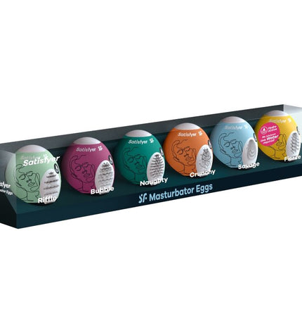SATISFYER - OEUFS MASTURBATEURS ENSEMBLE DE 6 UNITÉS by SATISFYER EGGS