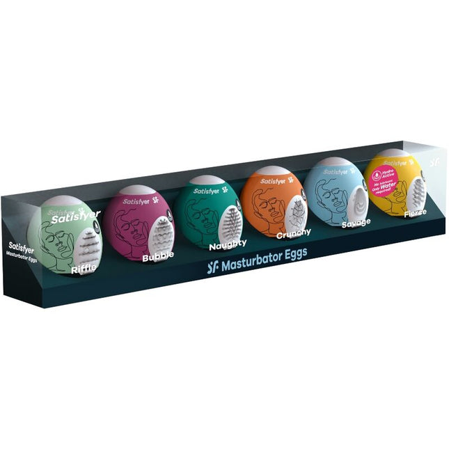 SATISFYER - OEUFS MASTURBATEURS ENSEMBLE DE 6 UNITÉS by SATISFYER EGGS