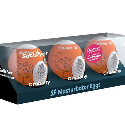 SATISFYER - 3 OEUFS MASTURBATEURS NAUGHTY, SAVAGE & CRUNCHY by SATISFYER EGGS
