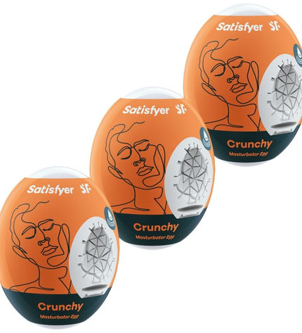 SATISFYER - 3 OEUFS MASTURBATEURS CRUNCHY by SATISFYER EGGS