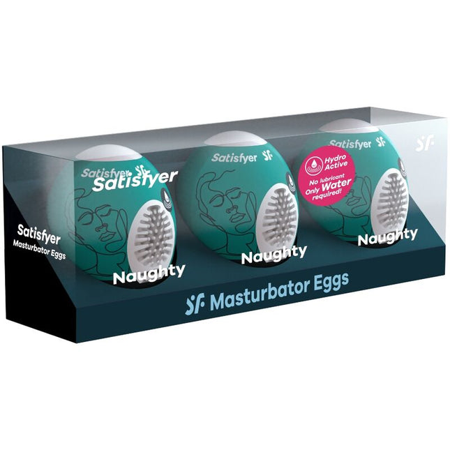 SATISFYER - 3 OEUFS MASTURBATEURS NAUGHTY by SATISFYER EGGS