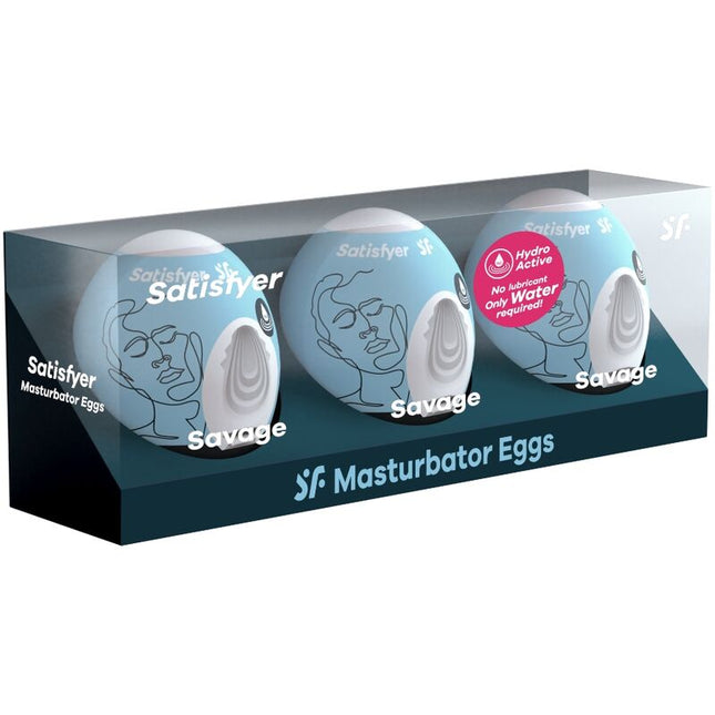 SATISFYER - 3 OEUFS MASTURBATEURS SAVAGE by SATISFYER EGGS