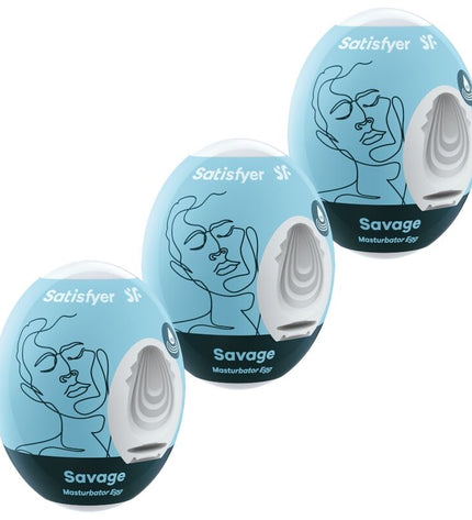 SATISFYER - 3 OEUFS MASTURBATEURS SAVAGE by SATISFYER EGGS