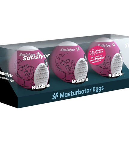 SATISFYER - 3 OEUFS MASTURBATEURS BUBBLE by SATISFYER EGGS