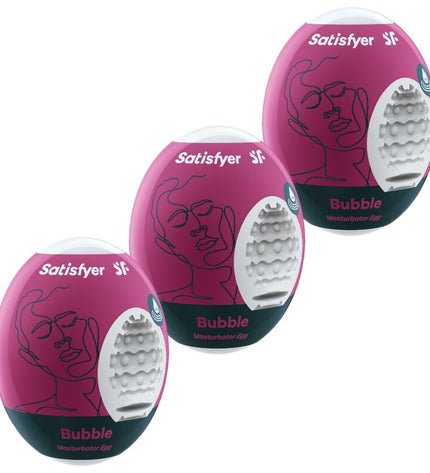 SATISFYER - 3 OEUFS MASTURBATEURS BUBBLE by SATISFYER EGGS
