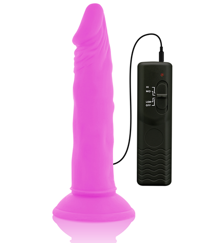 DIVERSIA - DILDO VIBRANT FLEXIBLE VIOLET 23 CM -O- 4.3 CM by DIVERSIA