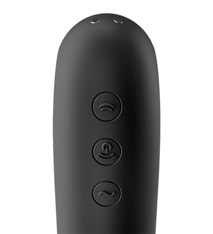 SATISFYER - VIBRATEUR DUAL KISS AIR PULSE NOIR by SATISFYER AIR PULSE
