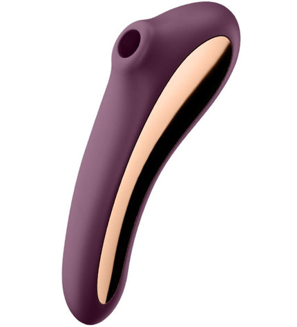 SATISFYER - VIBRATEUR DUAL KISS AIR PULSE VIN ROUGE by SATISFYER AIR PULSE