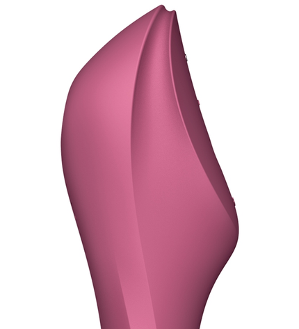 SATISFYER - STIMULATEUR ET VIBRATEUR CURVY TRINITY 3 ROUGE by SATISFYER AIR PULSE