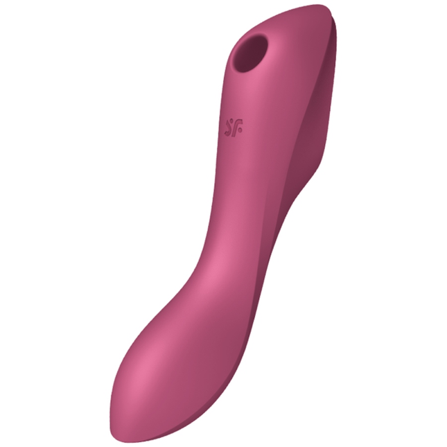 SATISFYER - STIMULATEUR ET VIBRATEUR CURVY TRINITY 3 ROUGE by SATISFYER AIR PULSE