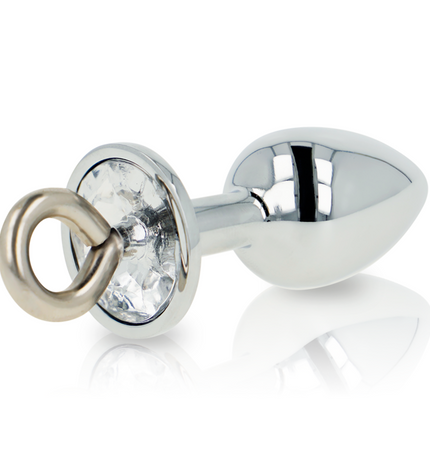 PLUG ANAL EN MÉTAL OHMAMA FETISH AVEC ANNEAU by OHMAMA FETISH