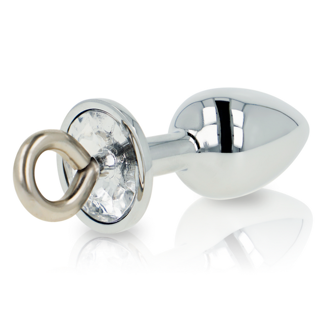 PLUG ANAL EN MÉTAL OHMAMA FETISH AVEC ANNEAU by OHMAMA FETISH