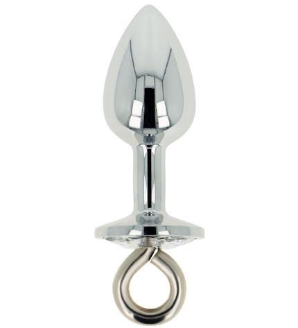 PLUG ANAL EN MÉTAL OHMAMA FETISH AVEC ANNEAU by OHMAMA FETISH
