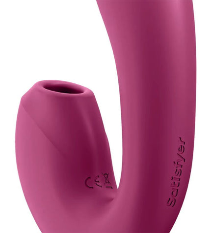 SATISFYER - APPLICATION SUNRAY STIMULATEUR ET VIBRATEUR ROUGE by SATISFYER CONNECT