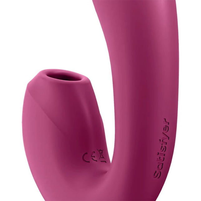 SATISFYER - APPLICATION SUNRAY STIMULATEUR ET VIBRATEUR ROUGE by SATISFYER CONNECT