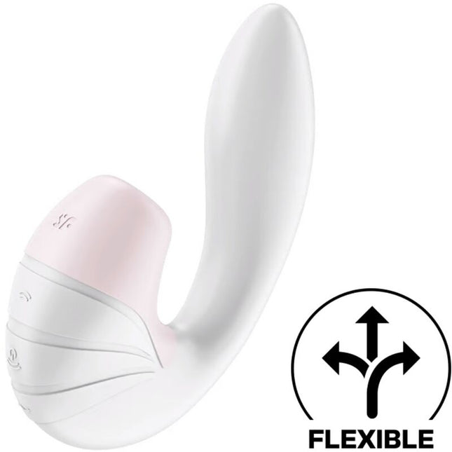 SATISFYER - SUPERNOVA AIR PULSE STIMULATEUR ET VIBRATION BLANC by SATISFYER AIR PULSE