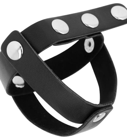 CAGE À BALLES EN CUIR OHMAMA FETISH by OHMAMA FETISH