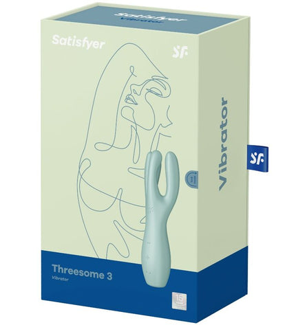 SATISFYER - VIBRATEUR THREESOME 3 ROSE by SATISFYER VIBRATOR