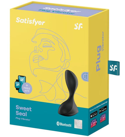 SATISFYER - APPLICATION DE PLUG VIBRANT SWEET SEAL NOIR by SATISFYER CONNECT