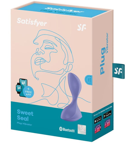 SATISFYER - SWEET SEAL BOUCHON VIBRANT APP VIOLET by SATISFYER CONNECT